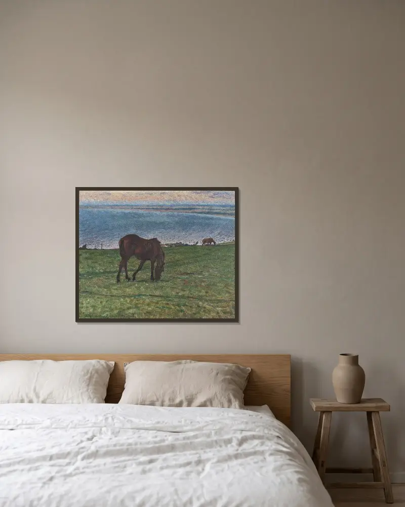 Evening in August, Nils Kreuger w ramie na ścianie