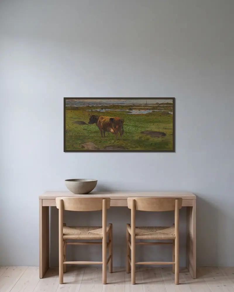 Evening, Nils Kreuger w ramie na ścianie