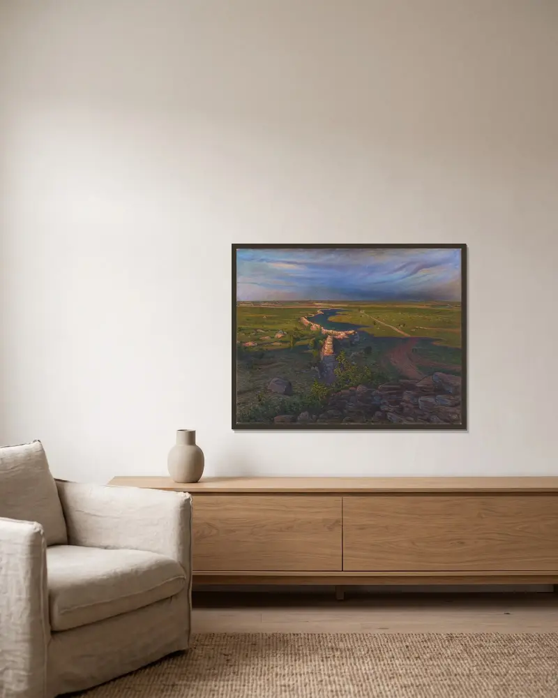 Landscape, Nils Kreuger w ramie na ścianie