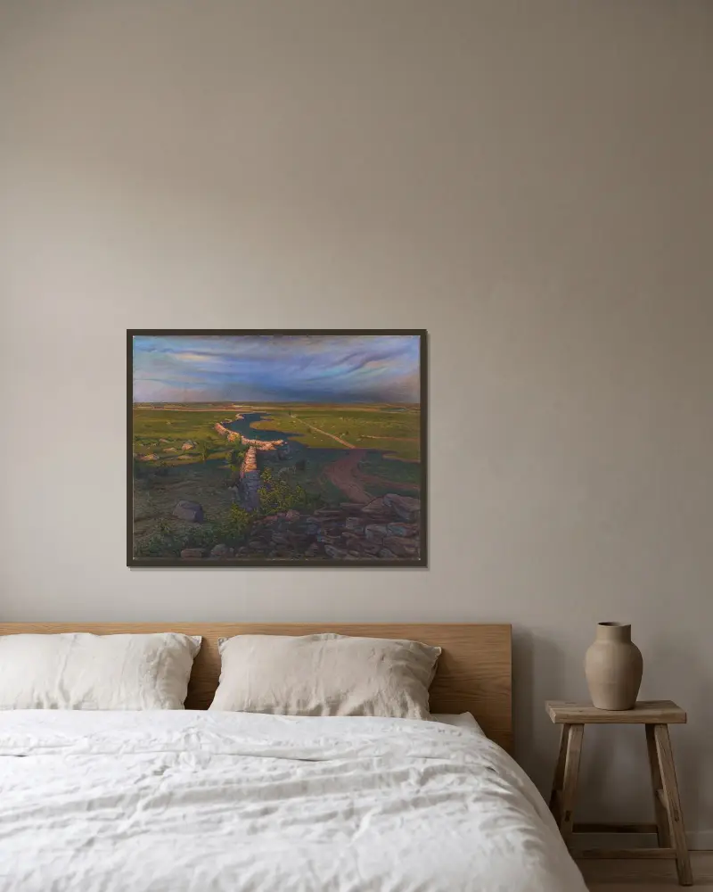 Landscape, Nils Kreuger w ramie na ścianie