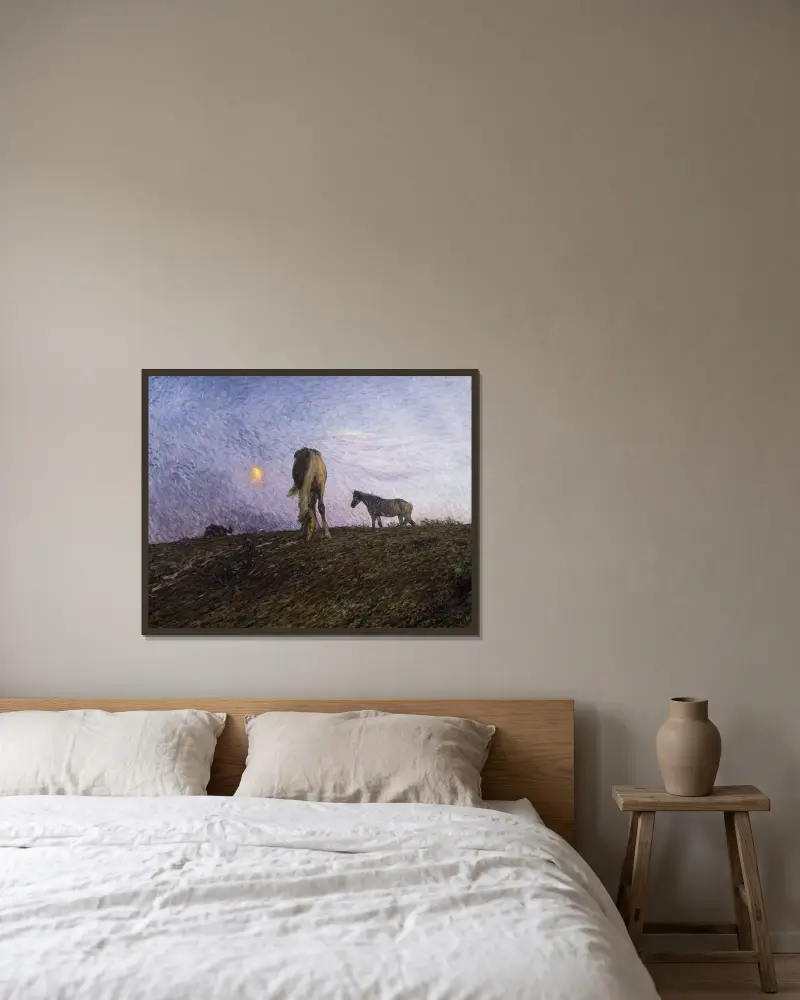 Nightfall, Nils Kreuger w ramie na ścianie