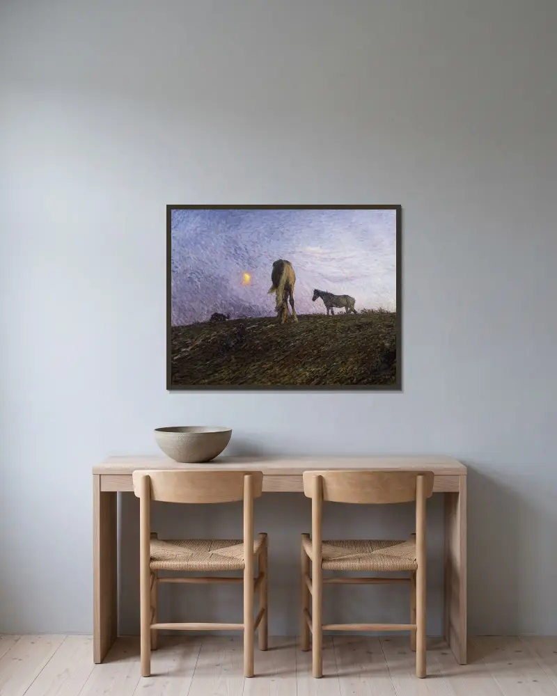 Nightfall, Nils Kreuger w ramie na ścianie