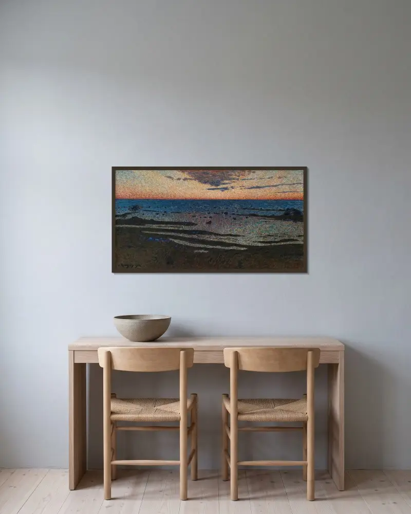 Summer Evening at Kalmarsund, Nils Kreuger w ramie na ścianie