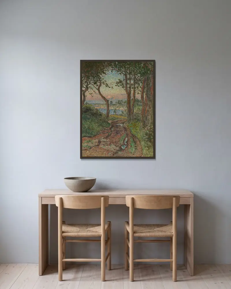 Cesta, Nils Kreuger v rámu na stěně