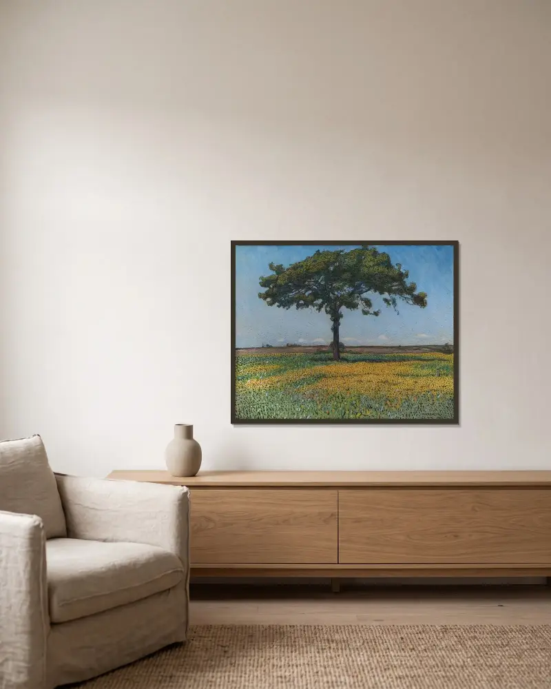 Young Oak, Nils Kreuger w ramie na ścianie