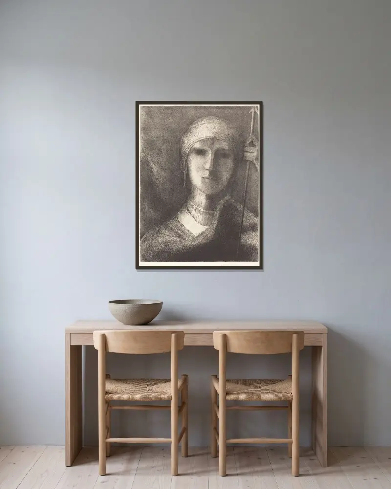 Parsifal, Odilon Redon v rámu na stěně