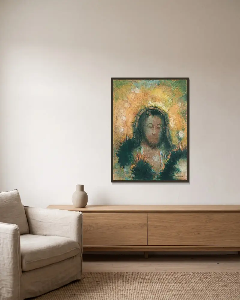 Kristův hovo, Odilon Redon v rámu na stěně
