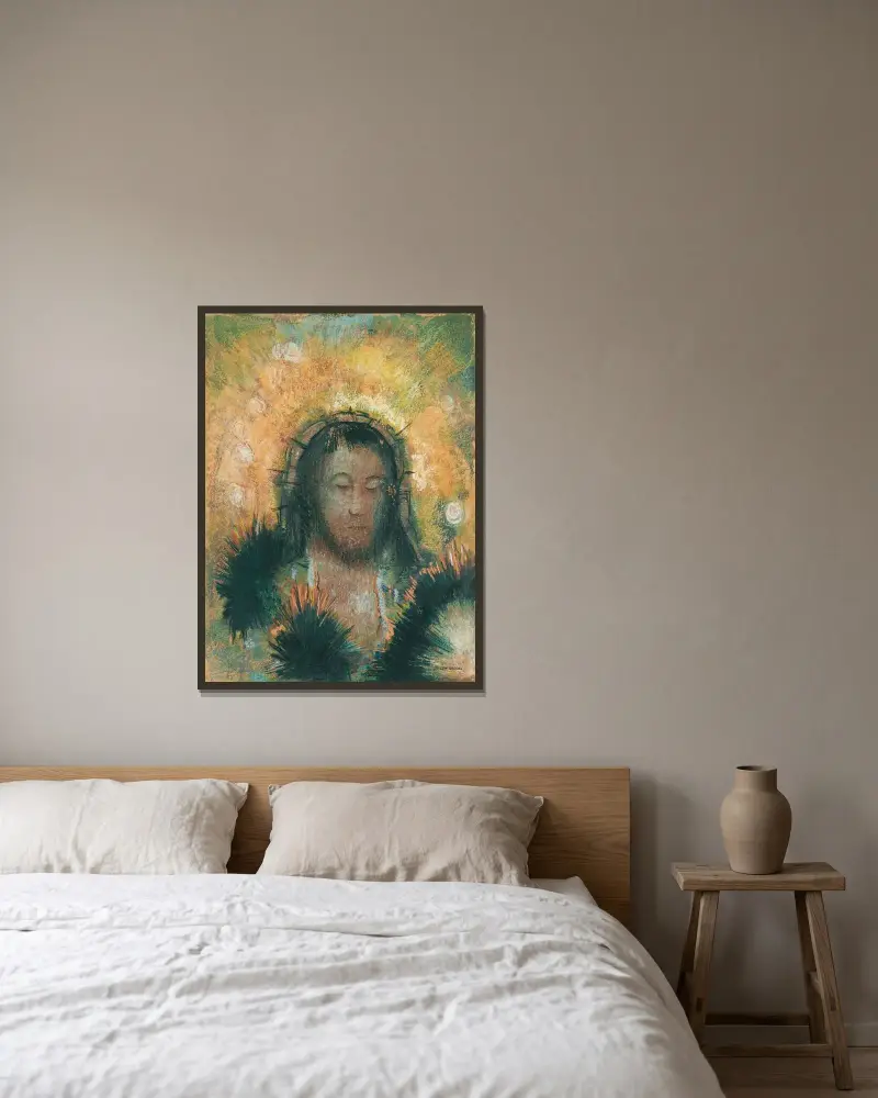 Kristův hovo, Odilon Redon v rámu na stěně