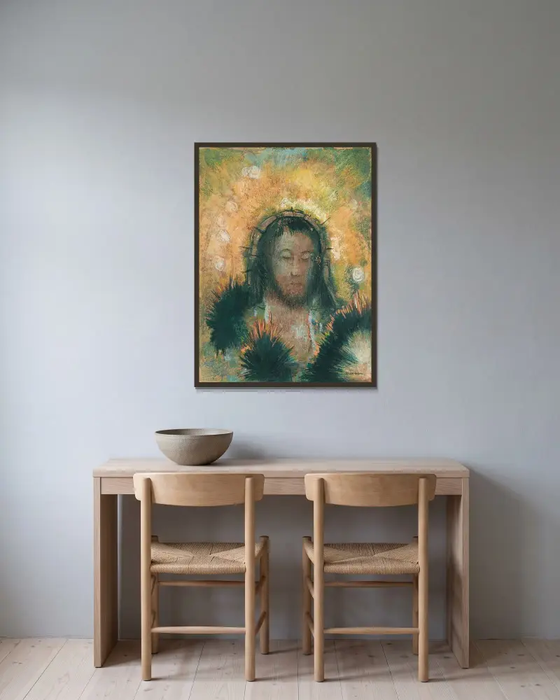 Kristův hovo, Odilon Redon v rámu na stěně