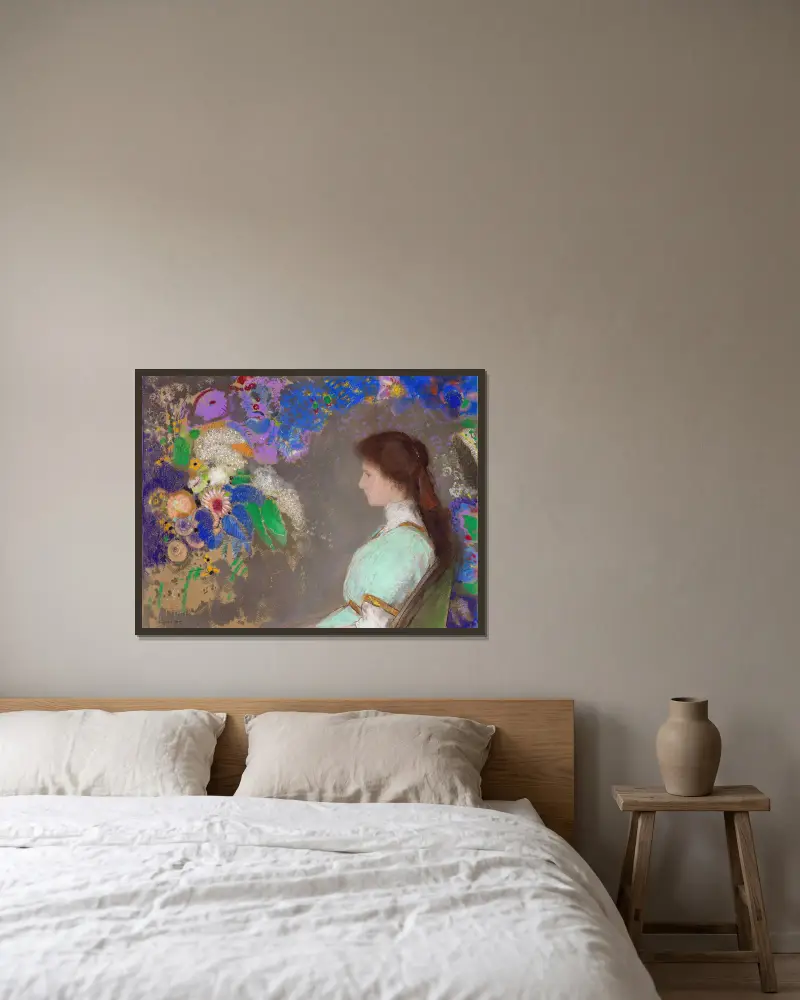 Violette Heymann, Odilon Redon w ramie na ścianie