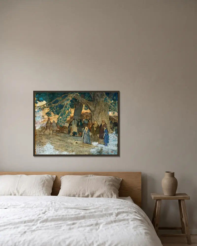 Uzdravoval nemocné, Henry Ossawa Tanner v rámu na stěně