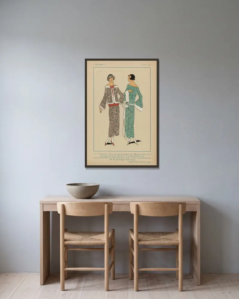 Koketty, 1923 – Nr. 2, G-P. Joumard v rámu na stěně