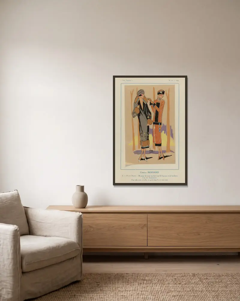 Création Bernard – Pour Mad von G-P. Joumard gerahmt an einer Wand