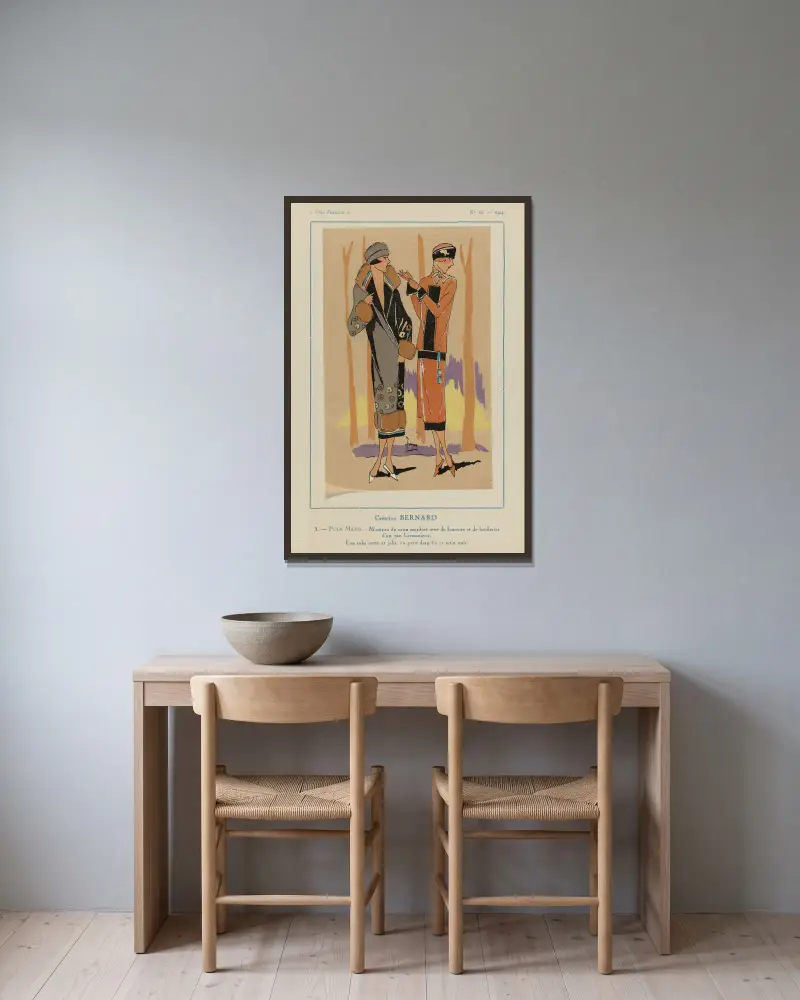 Création Bernard – Pour Mad von G-P. Joumard gerahmt an einer Wand