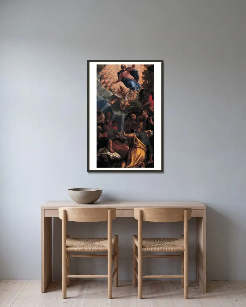 Kristi himmelsfärd, Paolo Veronese v rámu na stěně