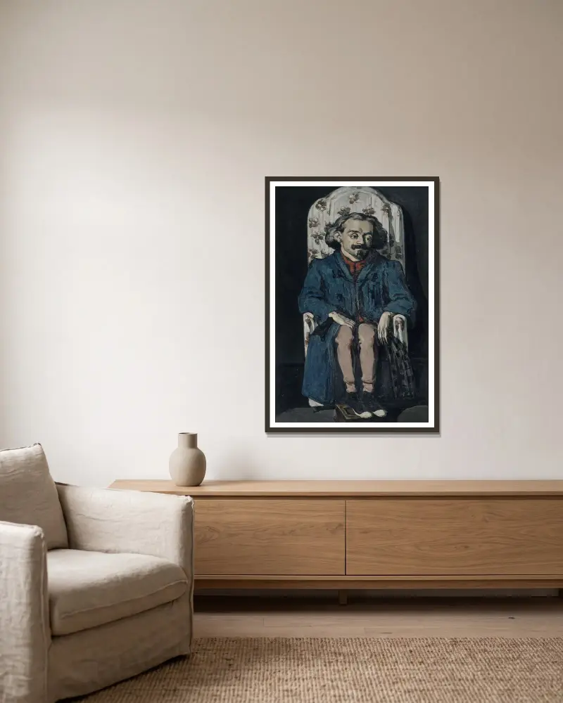 Achille Emperaire, Paul Cézanne w ramie na ścianie