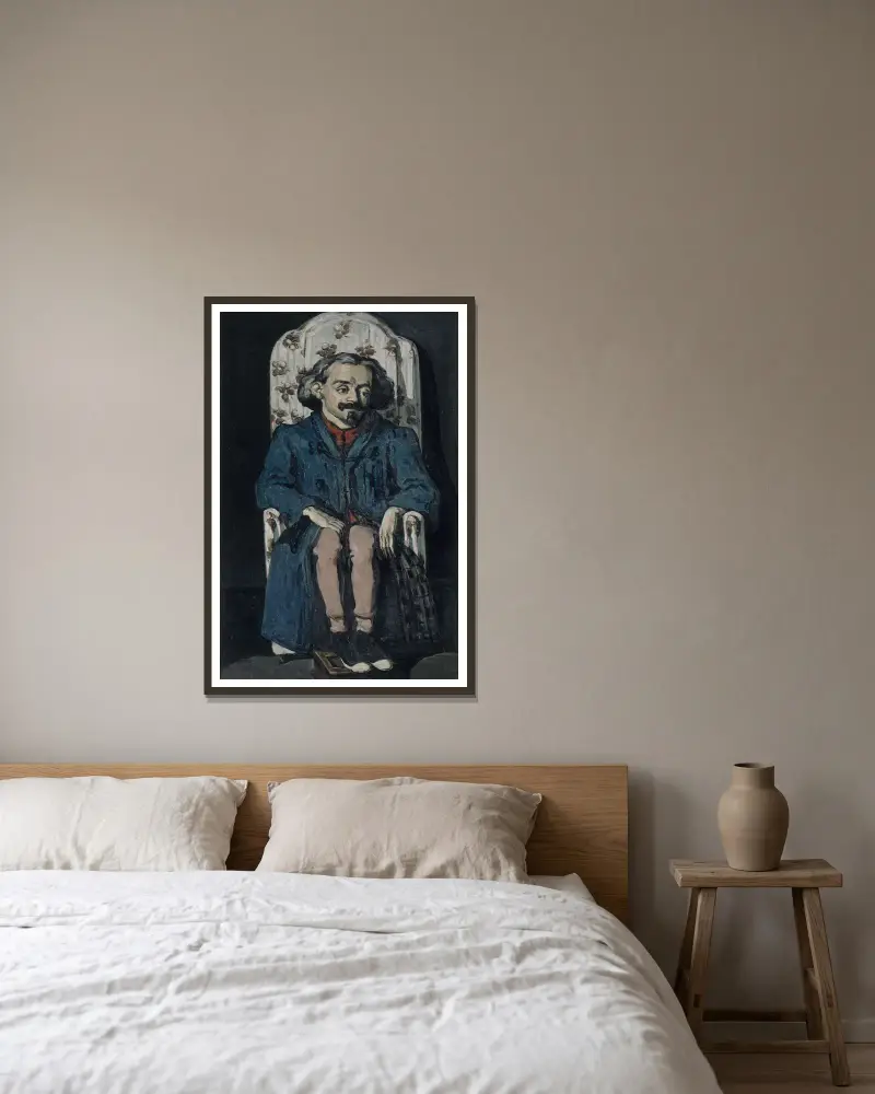Achille Emperaire, Paul Cézanne w ramie na ścianie