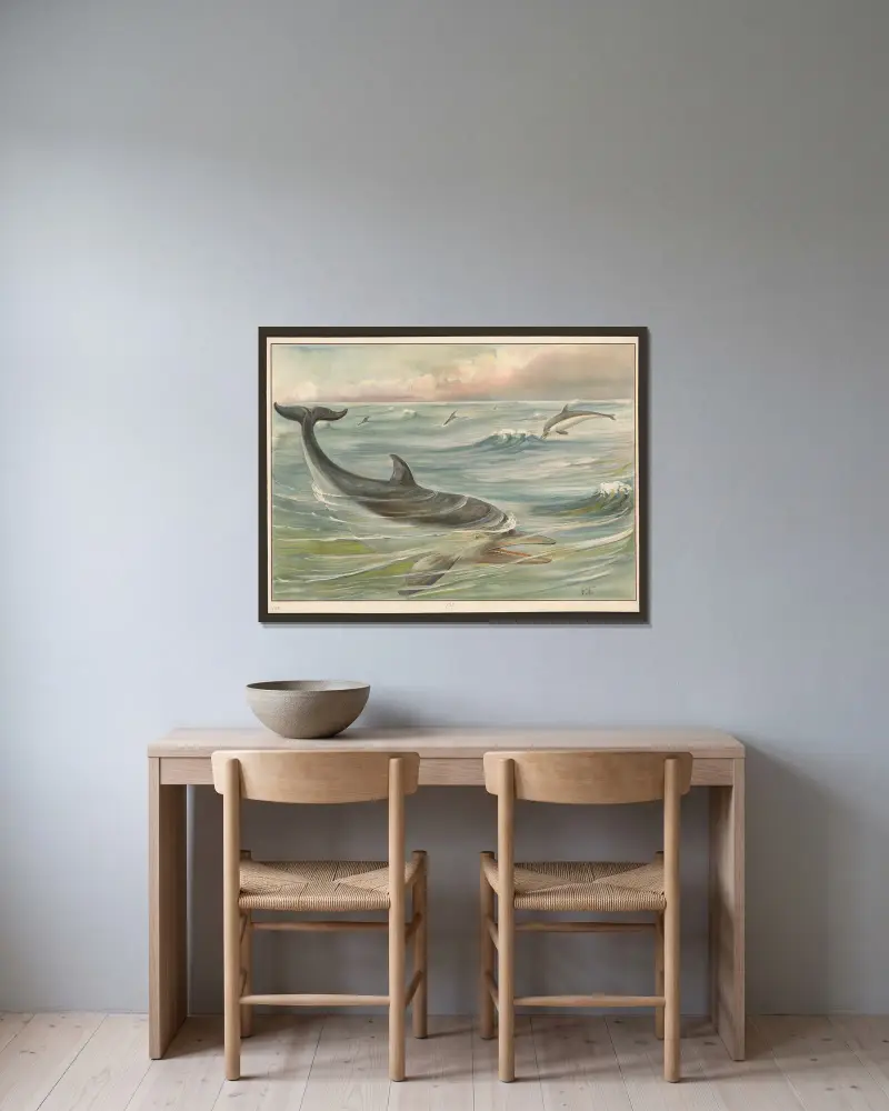 Delfin, Paul Flanderky w ramie na ścianie