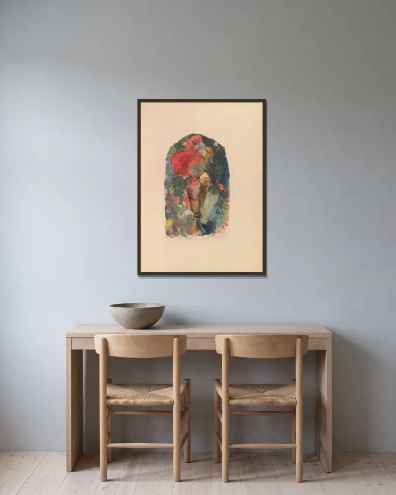 Noa Noa, Blatt 3 von Paul Gauguin gerahmt an einer Wand