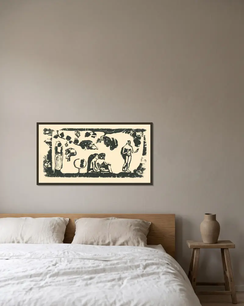 Raj, Paul Gauguin w ramie na ścianie