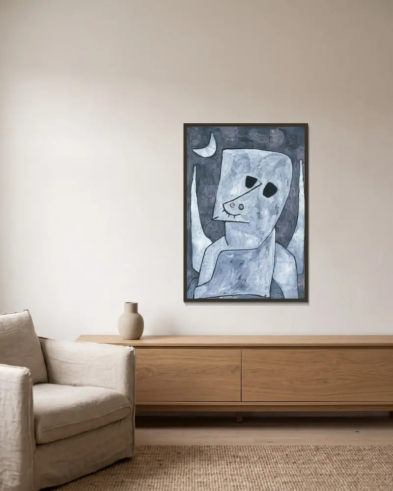 Anioł kandydat, Paul Klee w ramie na ścianie