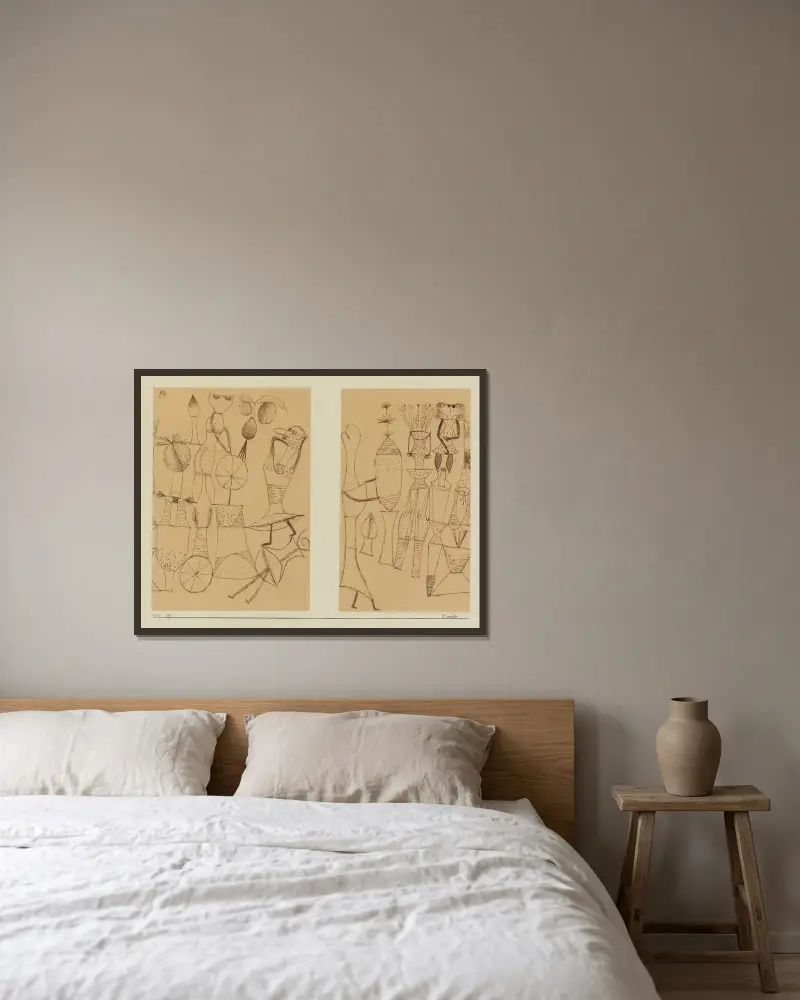 Komedi, Paul Klee w ramie na ścianie