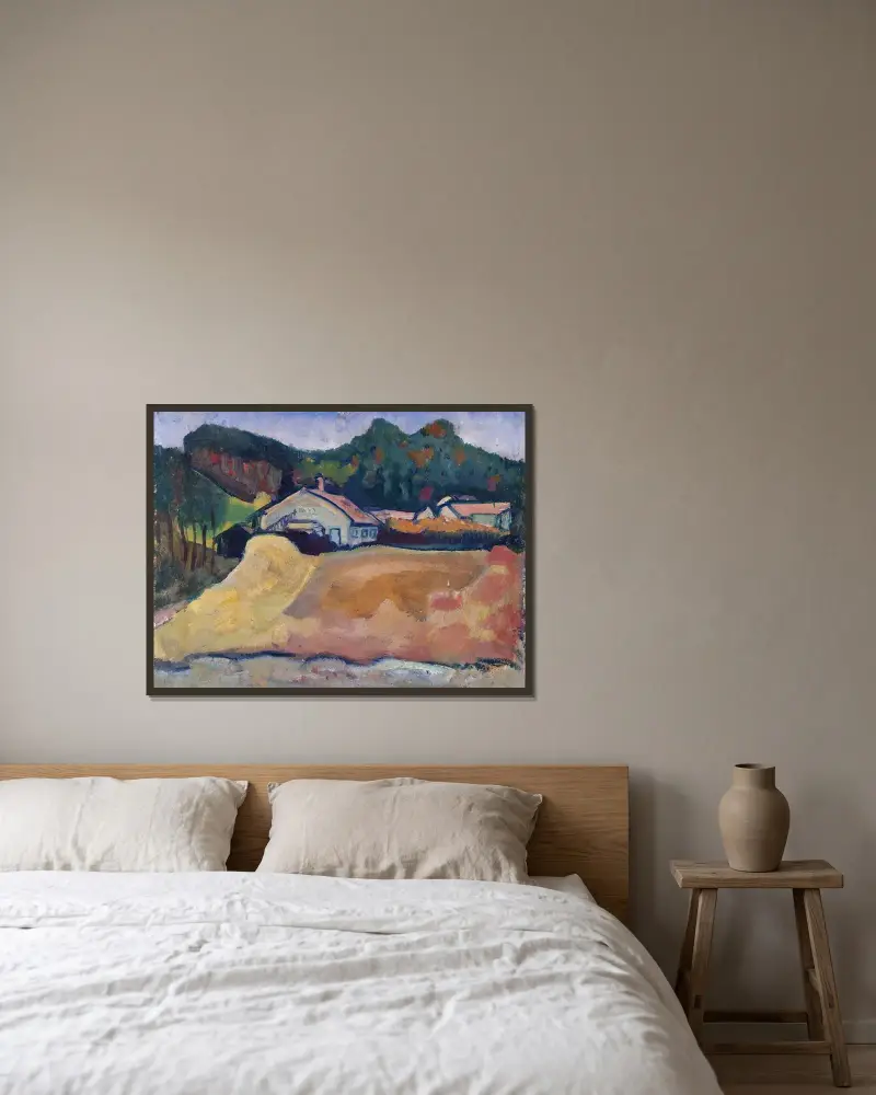 Krajina, Paul Klee v rámu na stěně