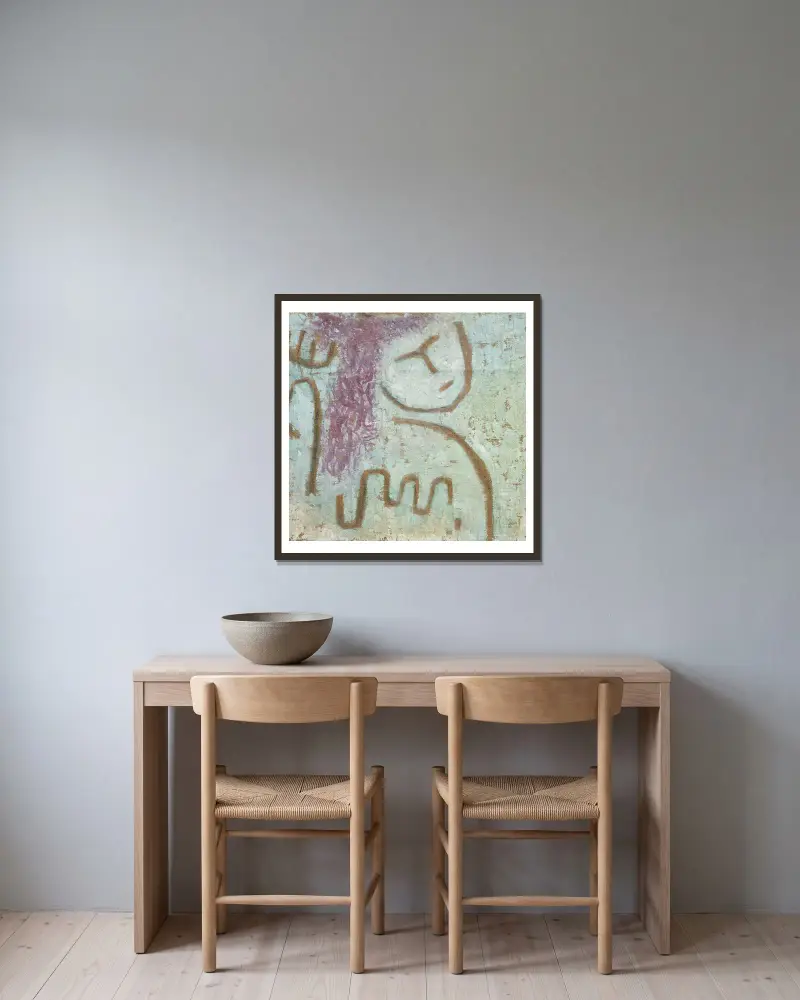Mała nadzieja, Paul Klee w ramie na ścianie