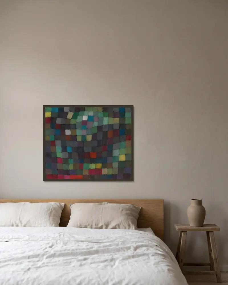 Majowy obraz, Paul Klee w ramie na ścianie