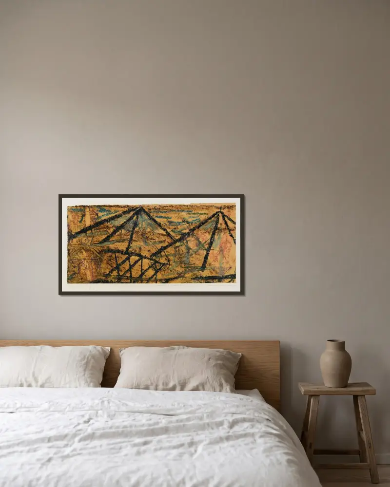 S vodonošem, Paul Klee v rámu na stěně