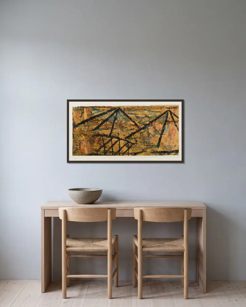 S vodonošem, Paul Klee v rámu na stěně