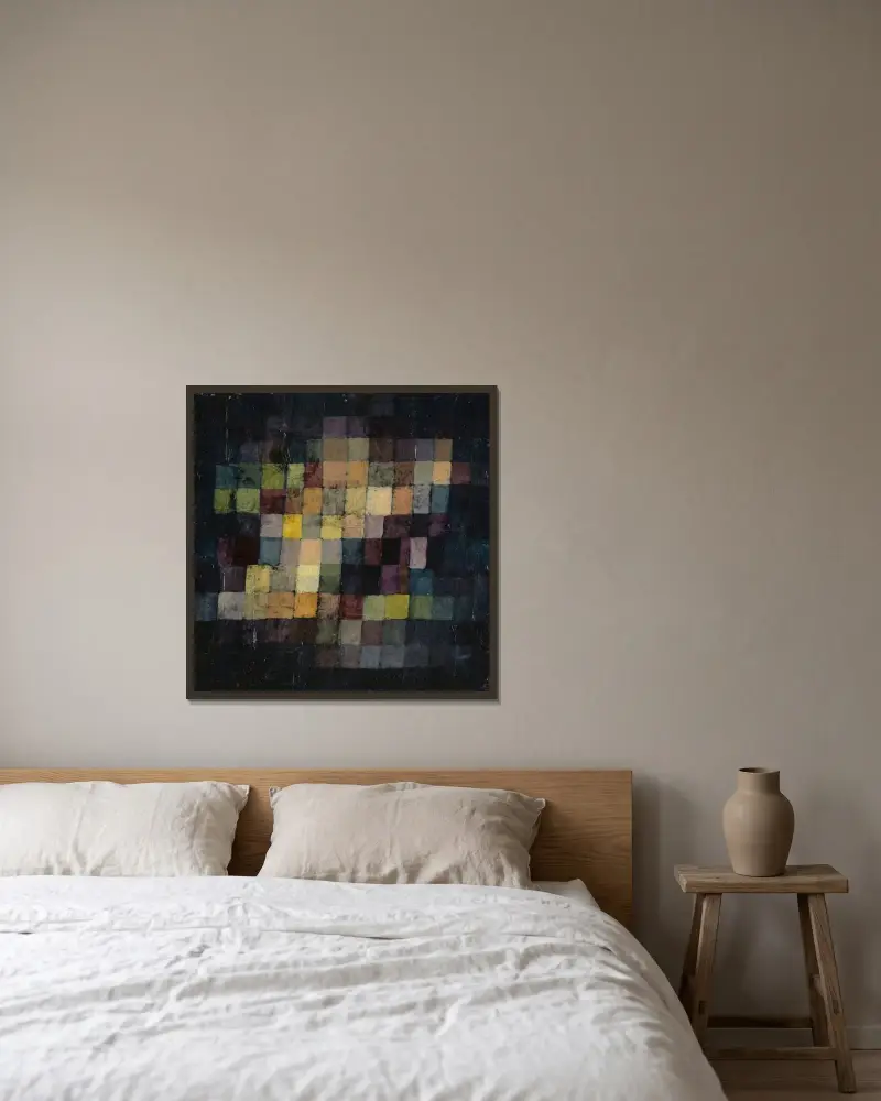 Stary dźwięk, Paul Klee w ramie na ścianie