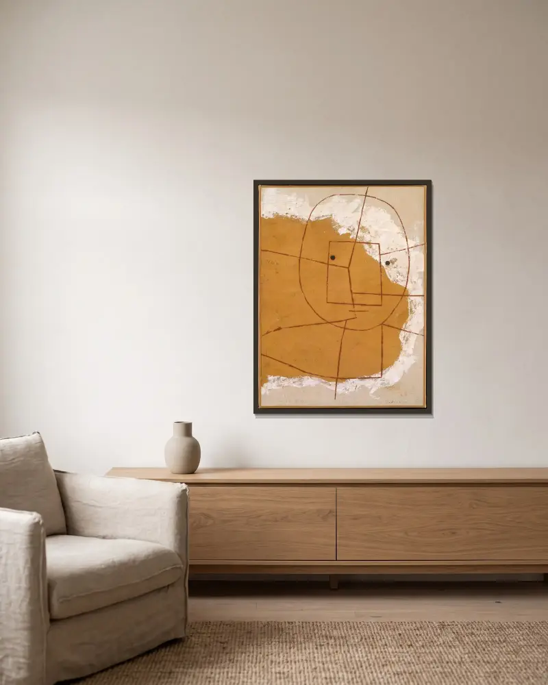 Ten, który rozumie, Paul Klee w ramie na ścianie