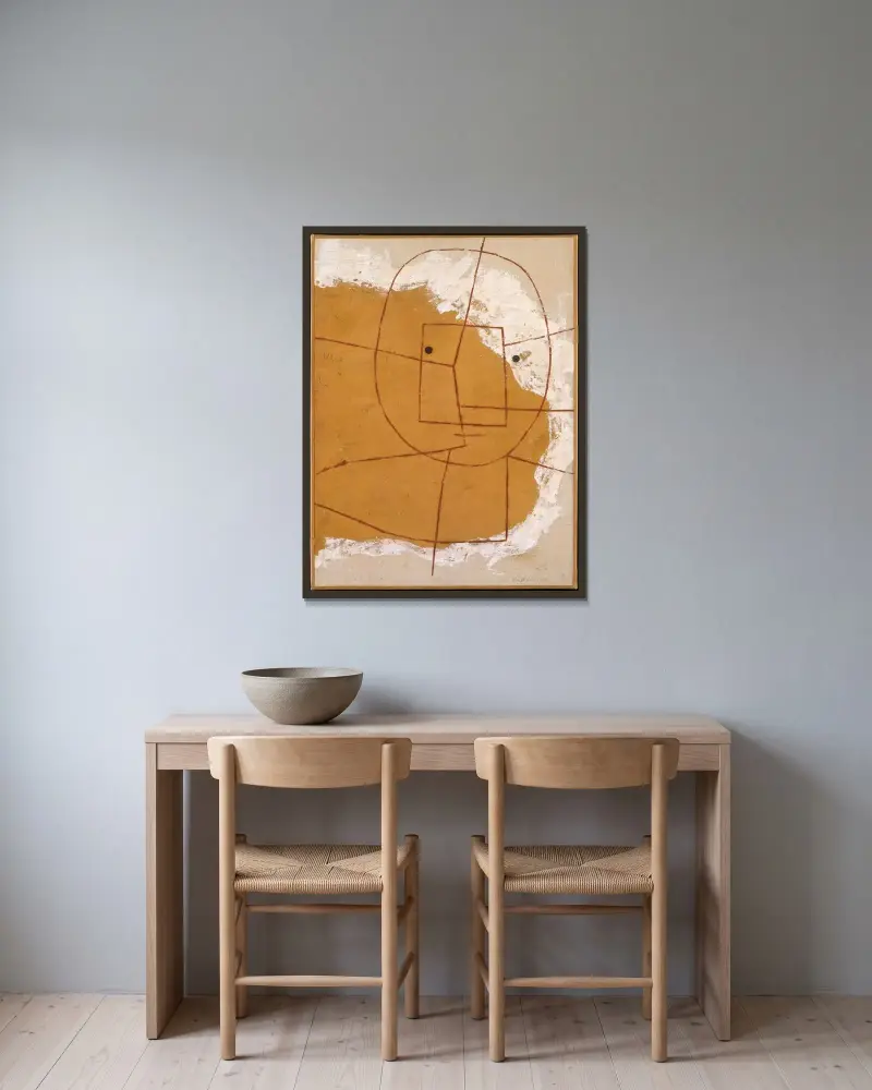 Ten, który rozumie, Paul Klee w ramie na ścianie