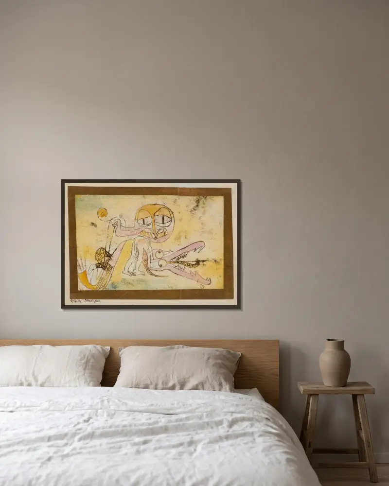 Obłudnicy, Paul Klee w ramie na ścianie