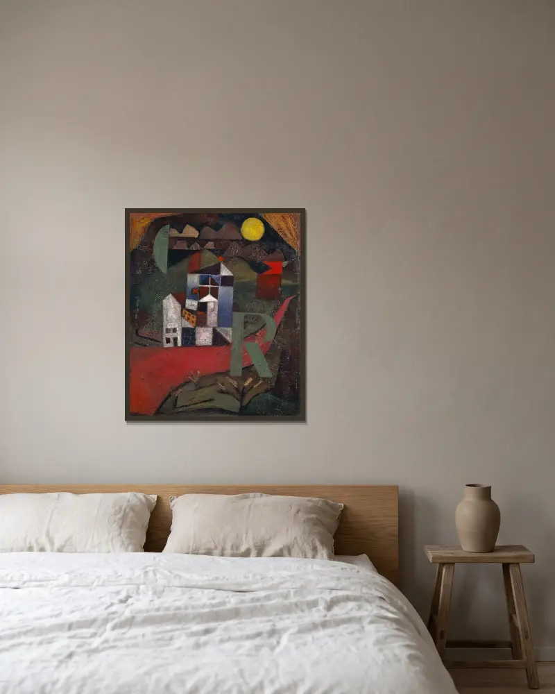 Villa R, Paul Klee w ramie na ścianie