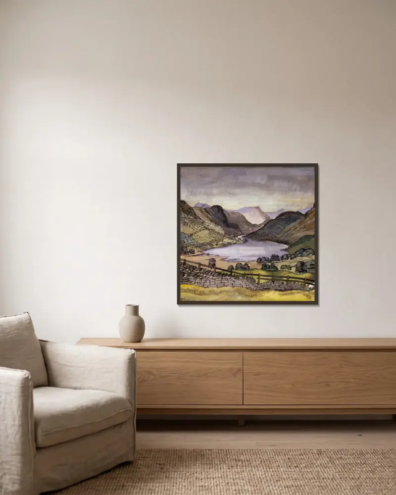 Thirlmere, Paul Nash w ramie na ścianie