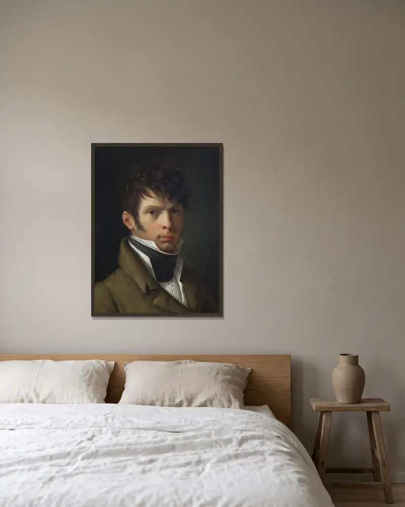 Henri-Ernest Grout de Beaufort av Pierre-Paul Prud'hon inramad på en vägg