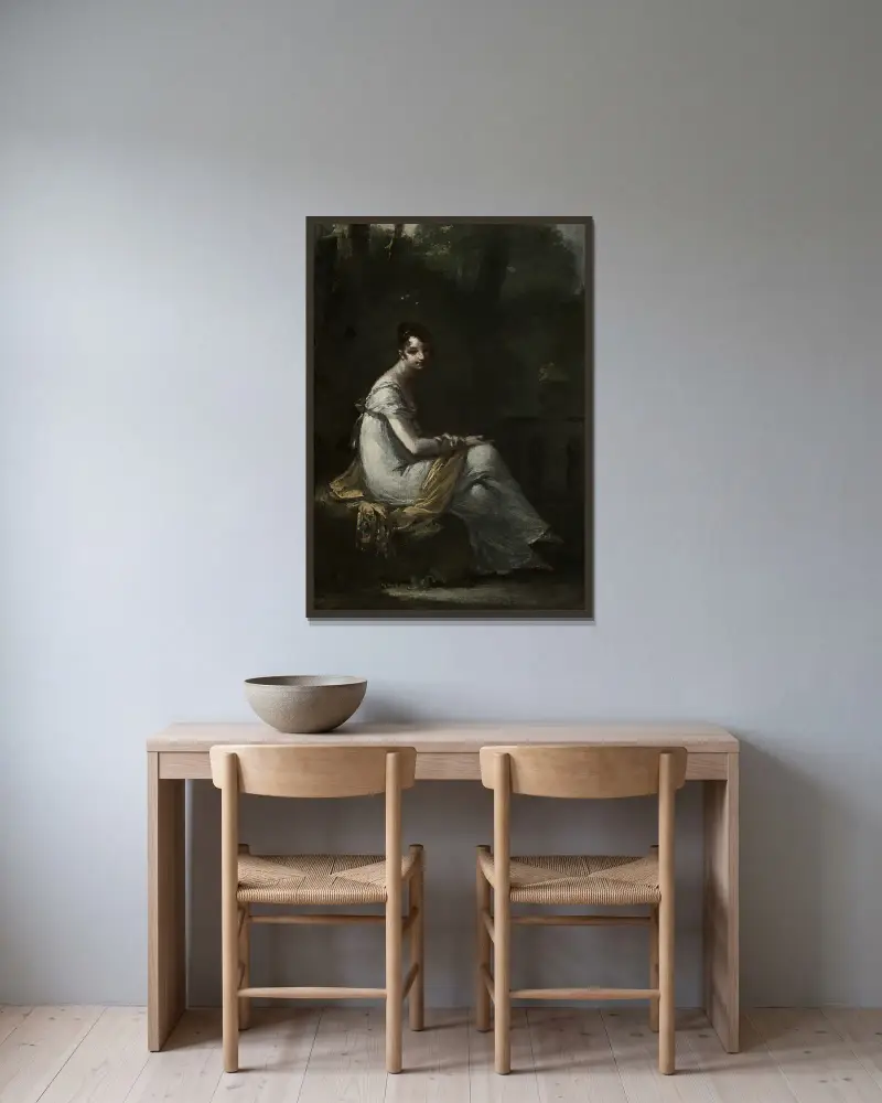 Pani Dufresne, Pierre-Paul Prud'hon w ramie na ścianie