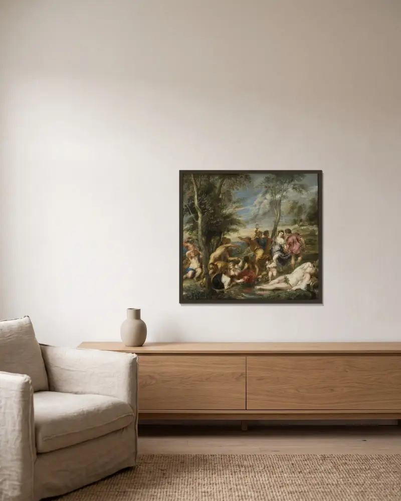 Andryjczycy, Peter Paul Rubens w ramie na ścianie