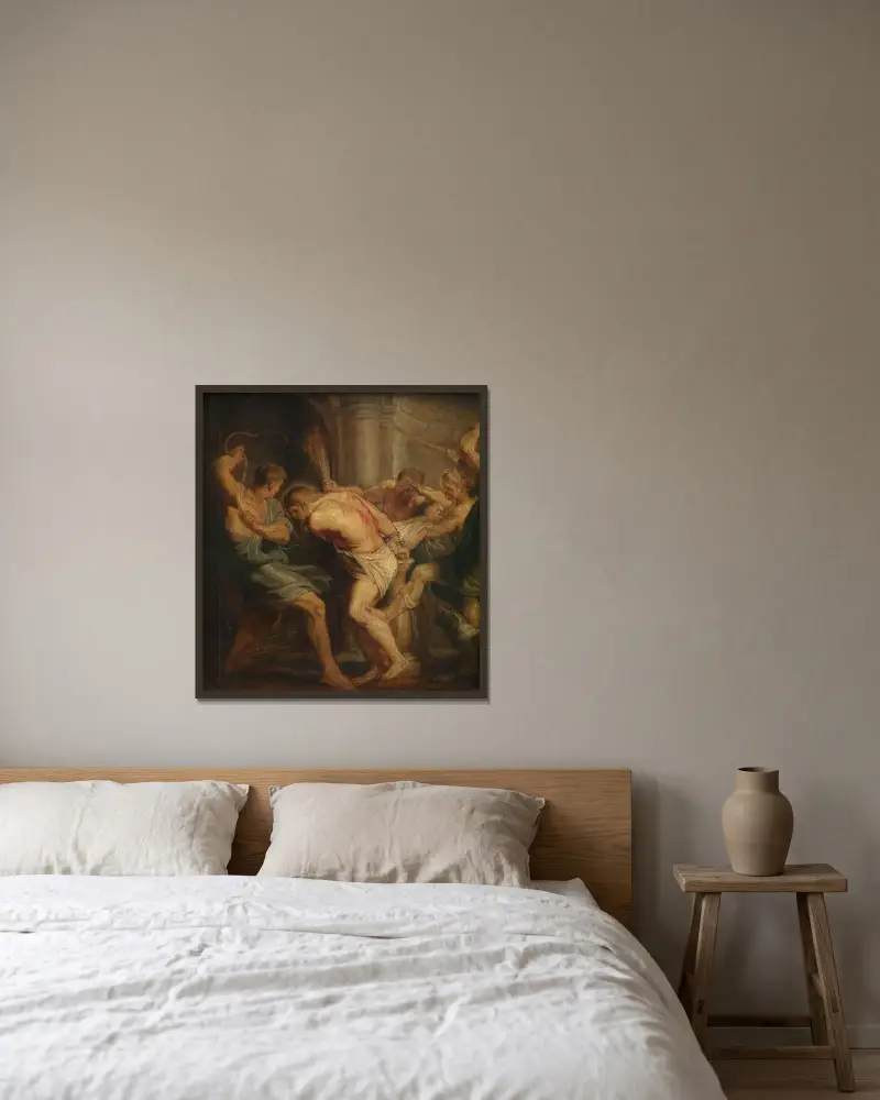 Biczowanie Chrystusa, Peter Paul Rubens w ramie na ścianie