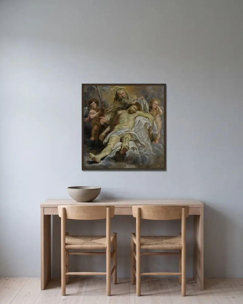 Trójca Święta – Nr. 1, Peter Paul Rubens w ramie na ścianie