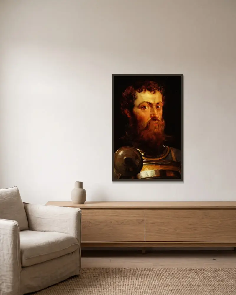 Válečník, Peter Paul Rubens v rámu na stěně