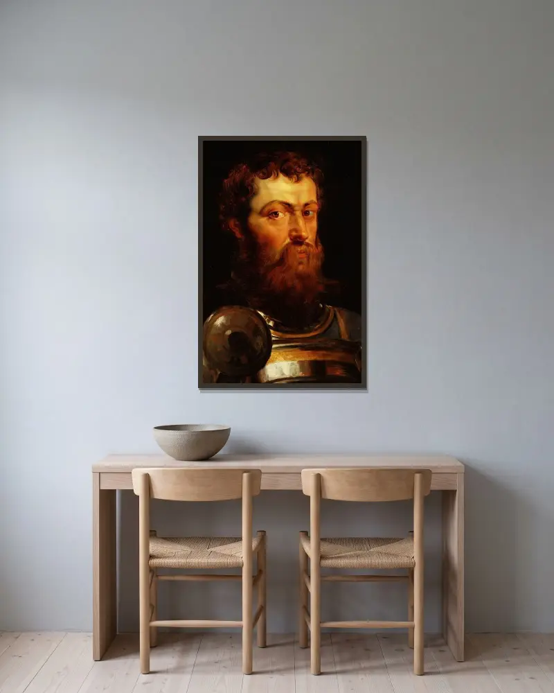 Válečník, Peter Paul Rubens v rámu na stěně