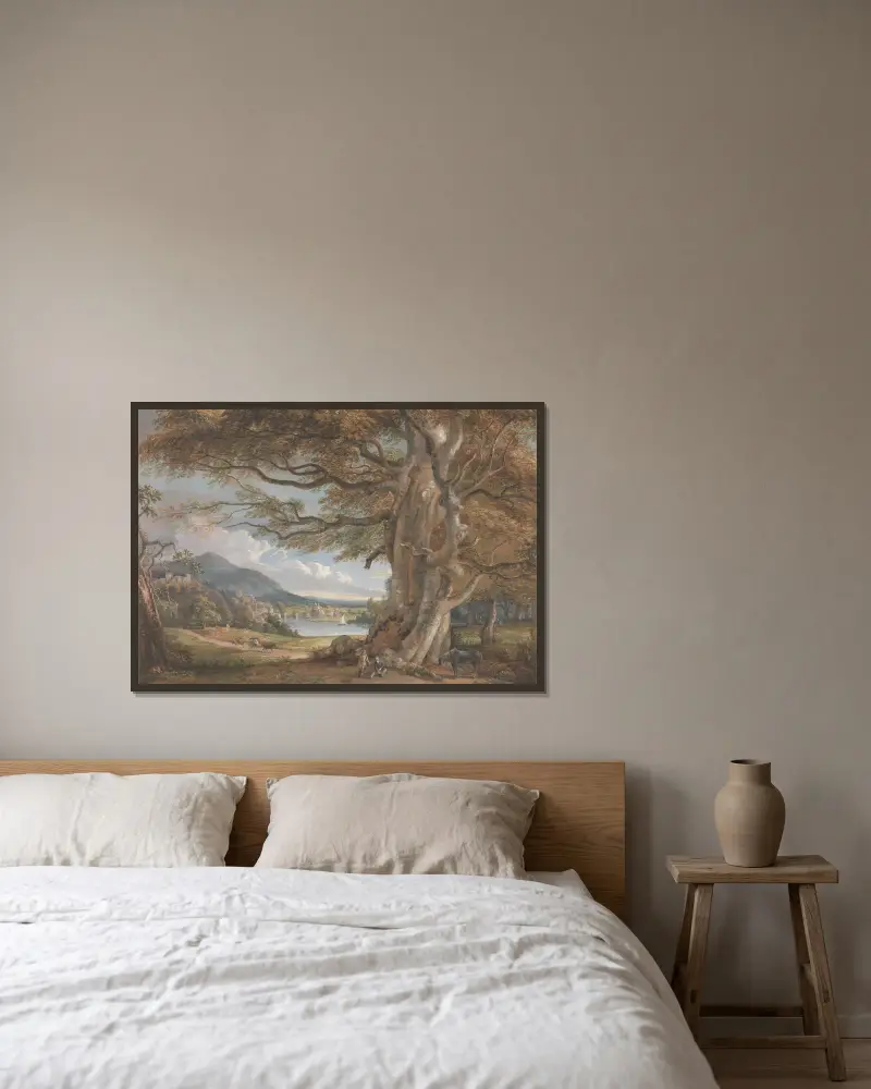 Bridgenorth, Shropshire von Paul Sandby gerahmt an einer Wand