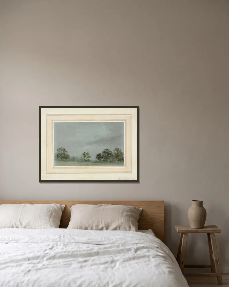 Krajina, Paul Sandby v rámu na stěně