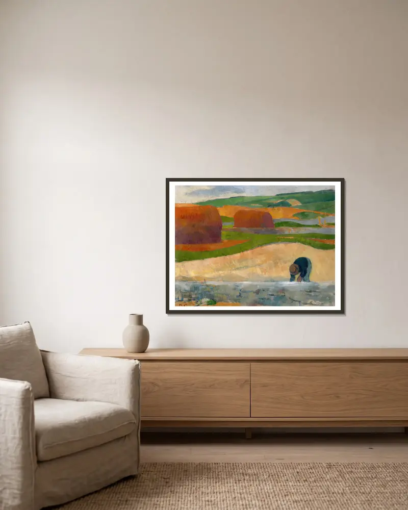Sběračka chaluh, Paul Sérusier v rámu na stěně