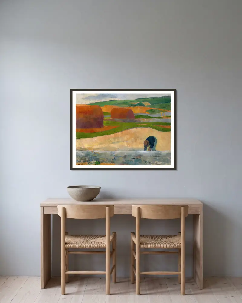 Sběračka chaluh, Paul Sérusier v rámu na stěně