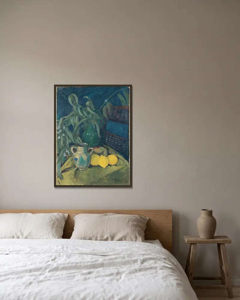 Synchronie en vert (Zieleń synchronistyczna), Paul Sérusier w ramie na ścianie