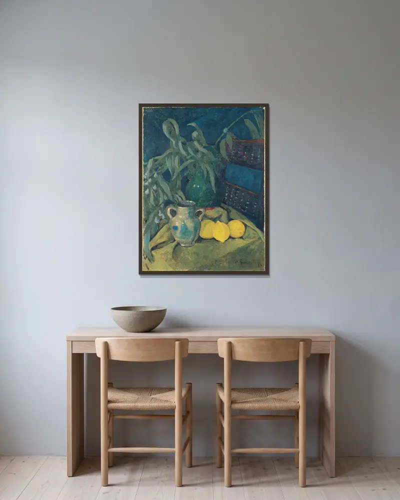 Synchronie en vert (Zieleń synchronistyczna), Paul Sérusier w ramie na ścianie